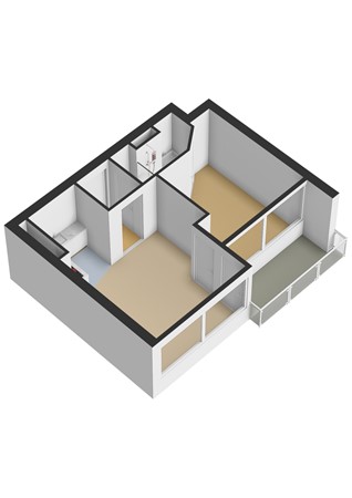 Floorplan - Vuurtorenplein 152, 2202 PE Noordwijk